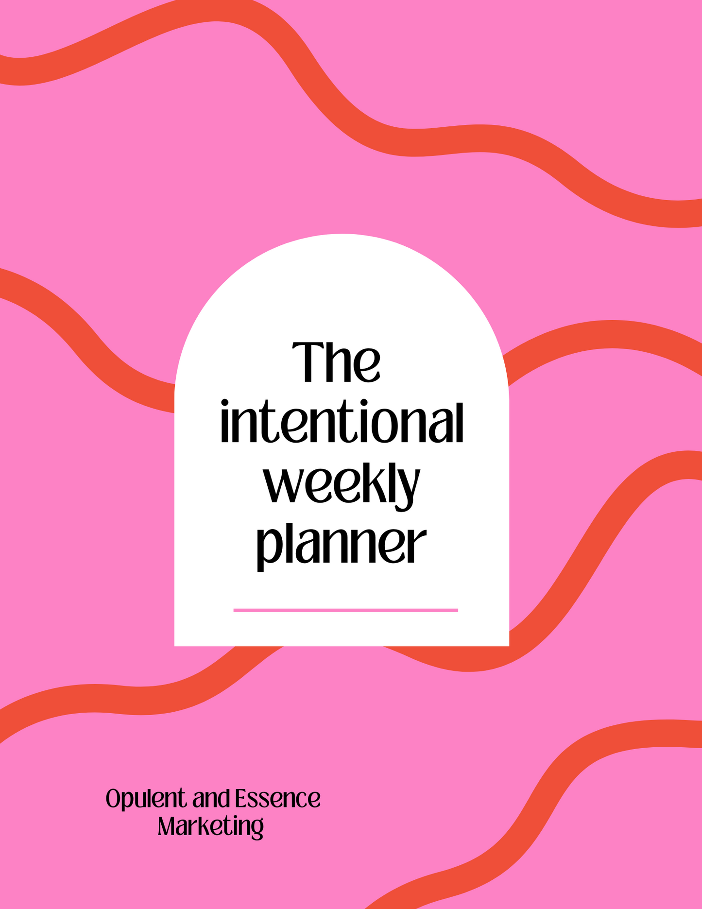 (Copy) The Intentional Weekly Planner